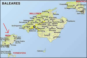 Mappa Baleari